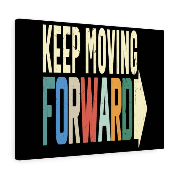 Inspirational Wall Art Keep Moving Forward Colors Wall Art Motivation Wall Decor